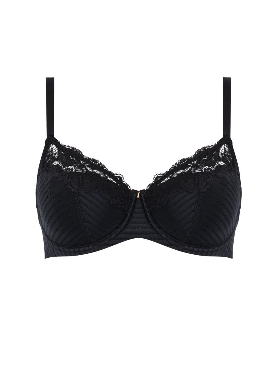 chantelle easy feel marilyn covering bra black