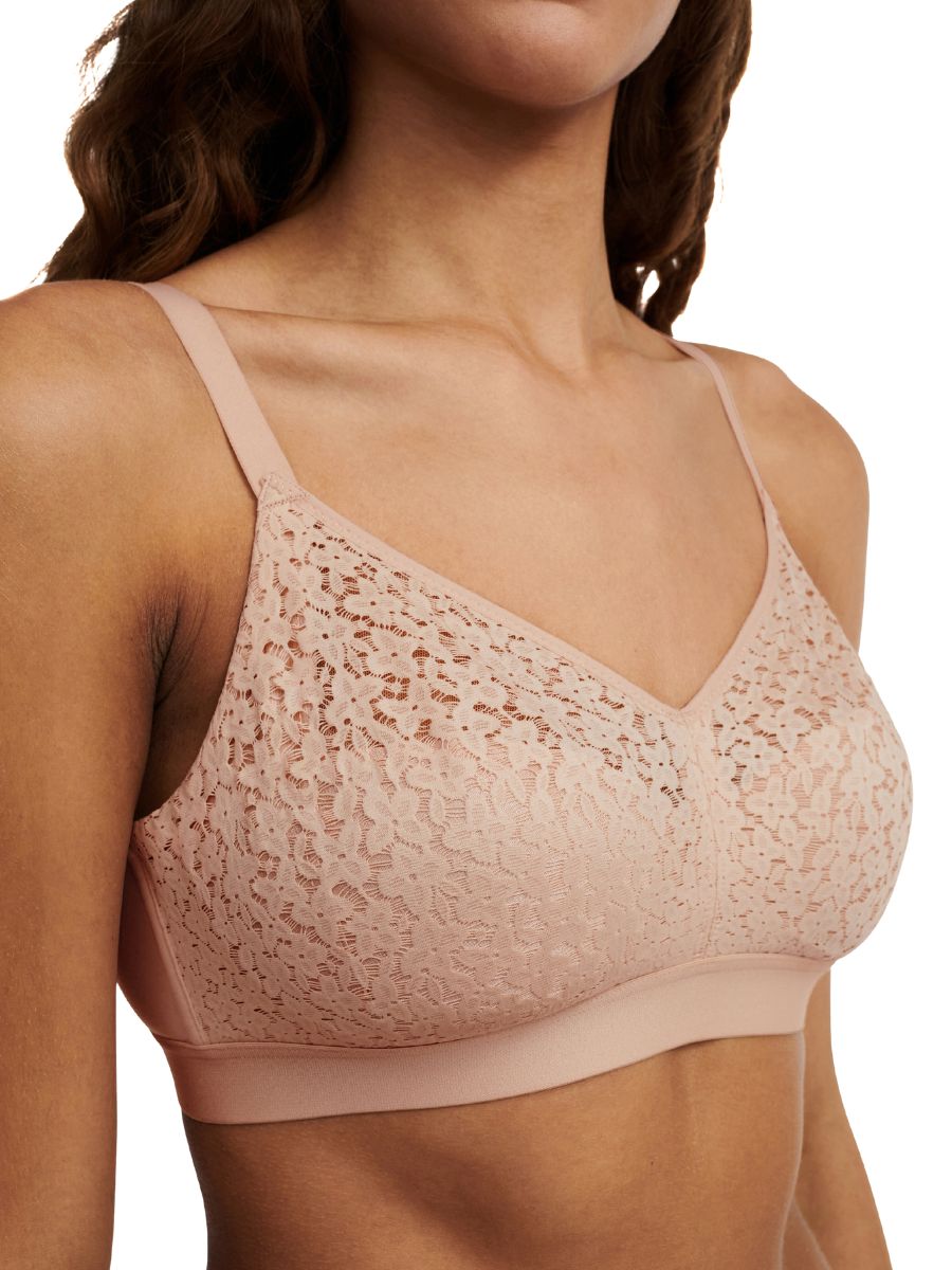 chantelle easy feel norah wirefree support bra golden beige