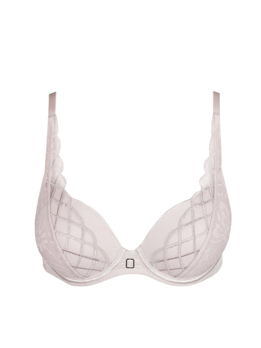 Aven Padded Heartshape Bra - Marble
