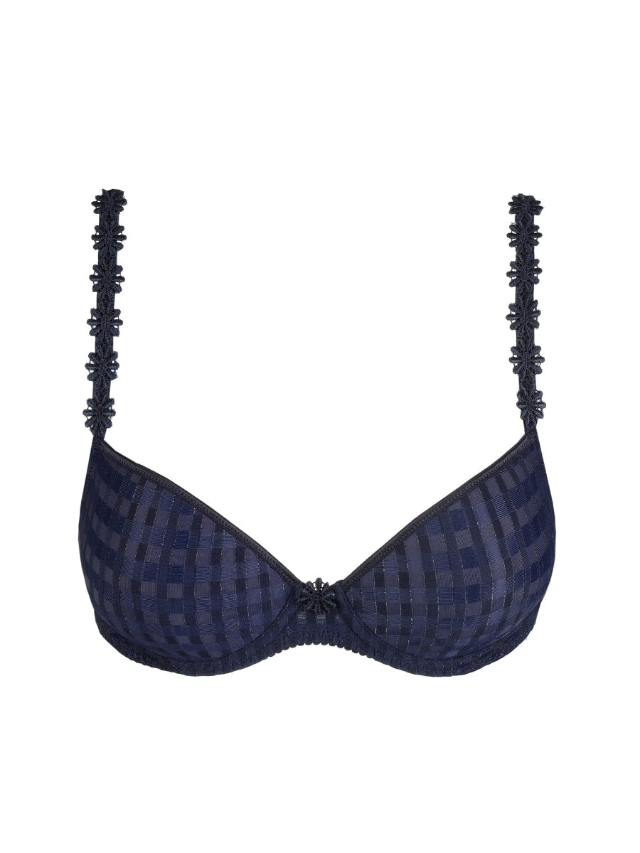 Avero Padded Plunge Bra - Velvet Blue