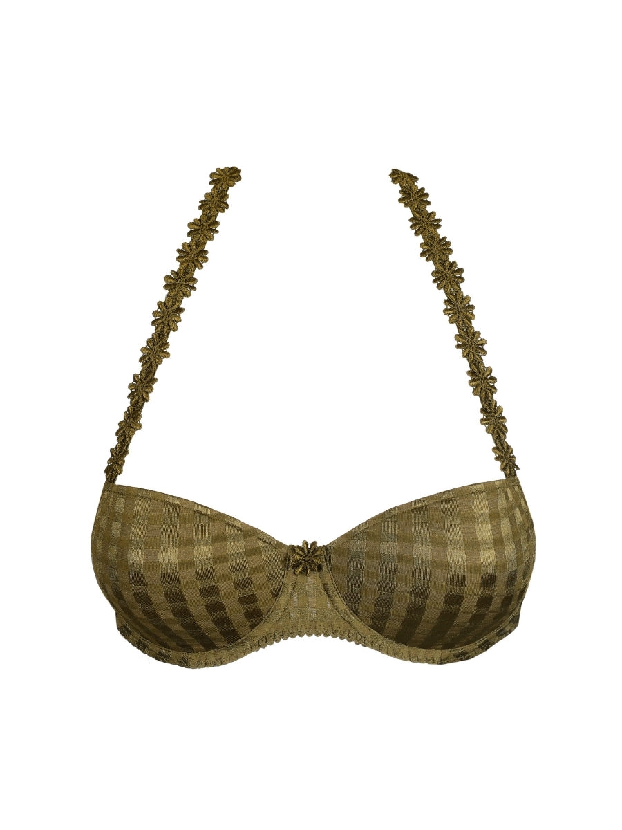 Avero Padded Balcony Bra - Olive