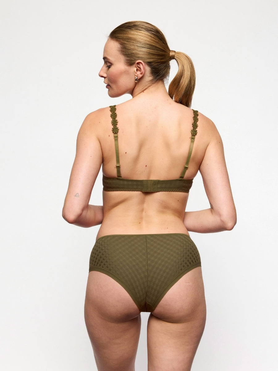 Avero Padded Balcony Bra - Olive