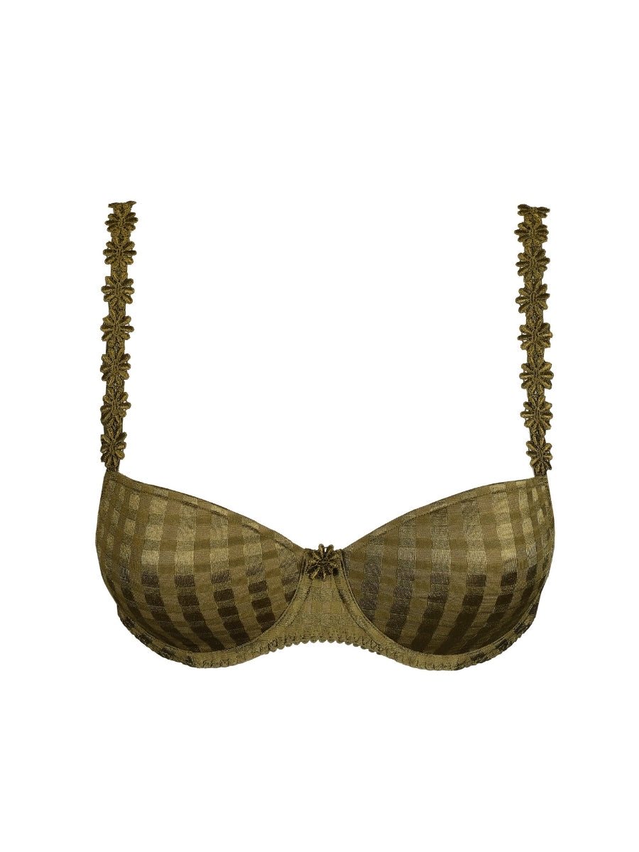 Avero Padded Balcony Bra - Olive