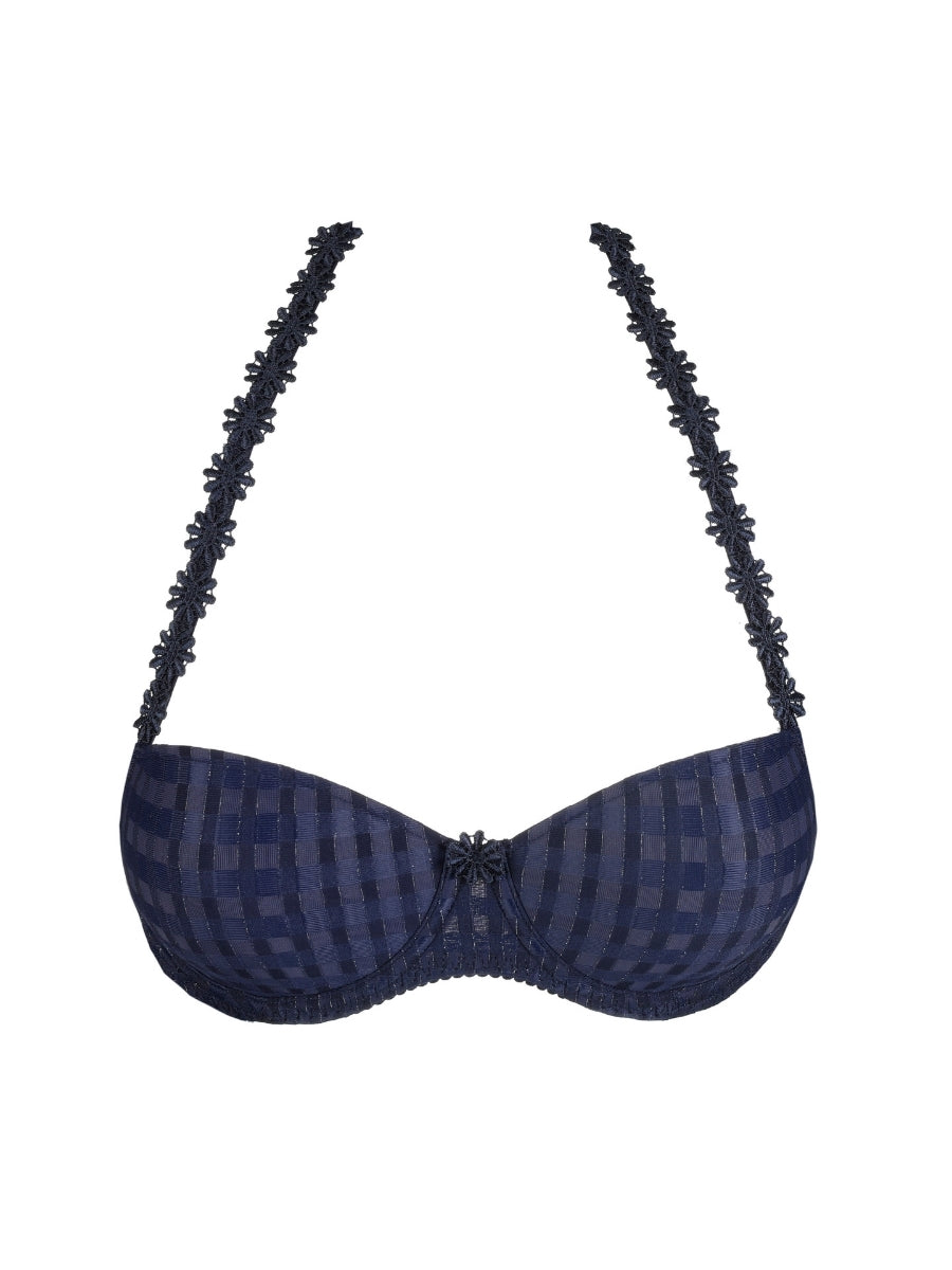 Avero Padded Balcony Bra - Velvet Blue