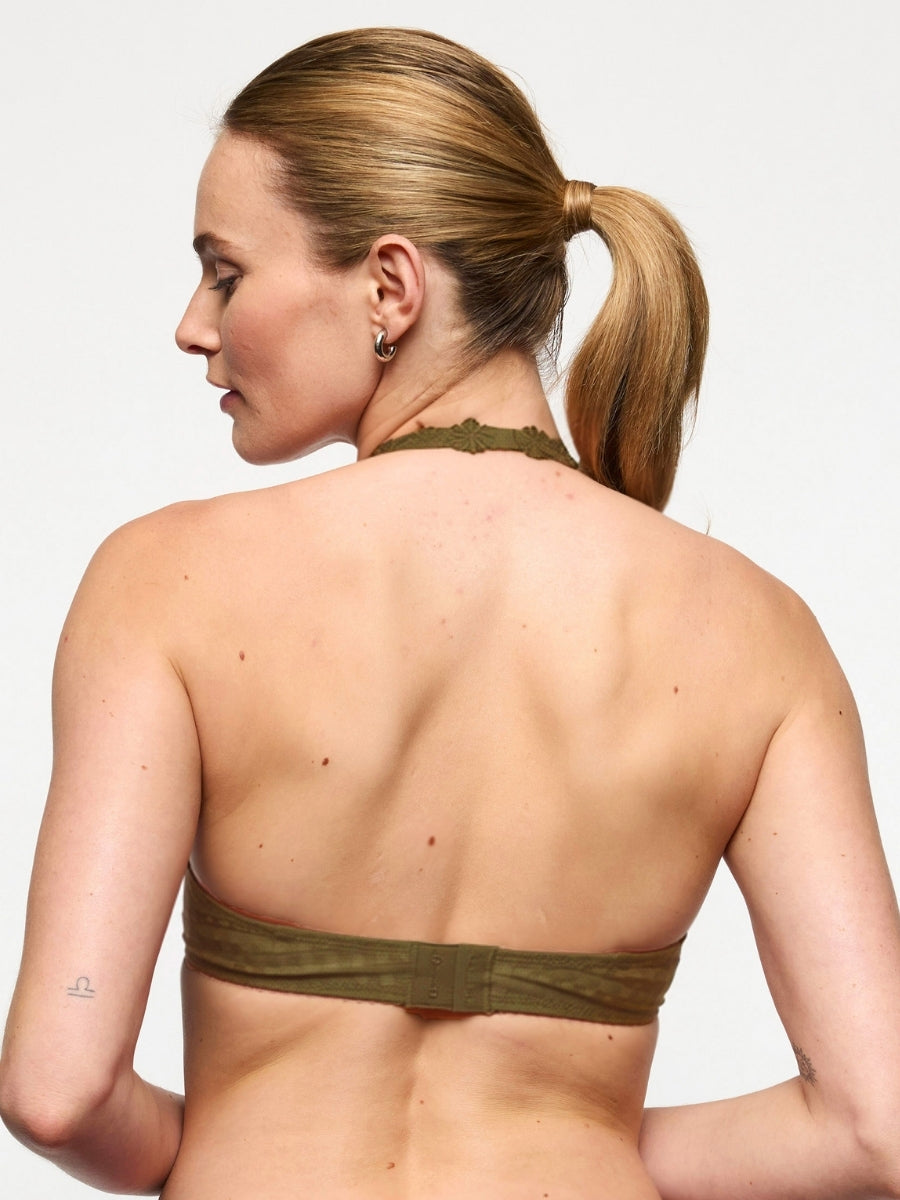 Avero Full Cup Seamless Bra - Olive