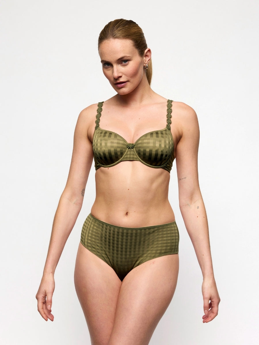 Avero Full Cup Seamless Bra - Olive