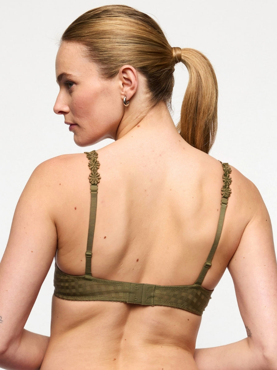 Avero Full Cup Seamless Bra - Olive