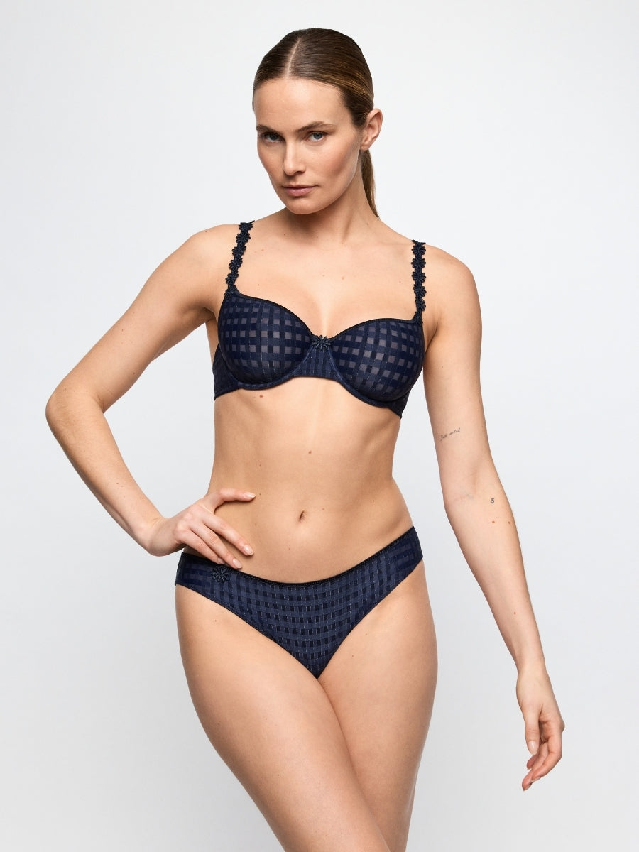 Avero Full Cup Seamless Bra - Velvet Blue