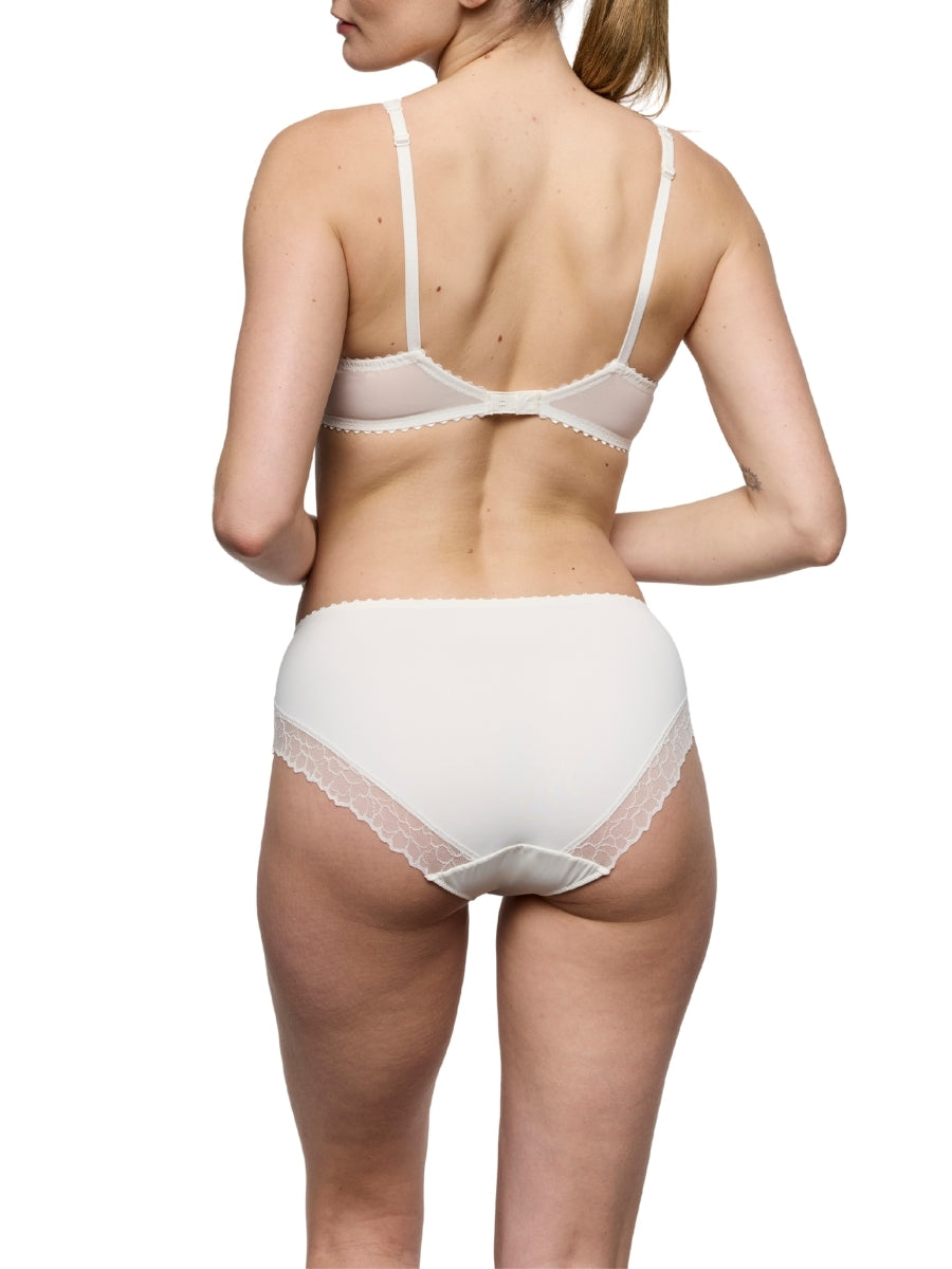 Azelie Padded Plunge Bra - Natural