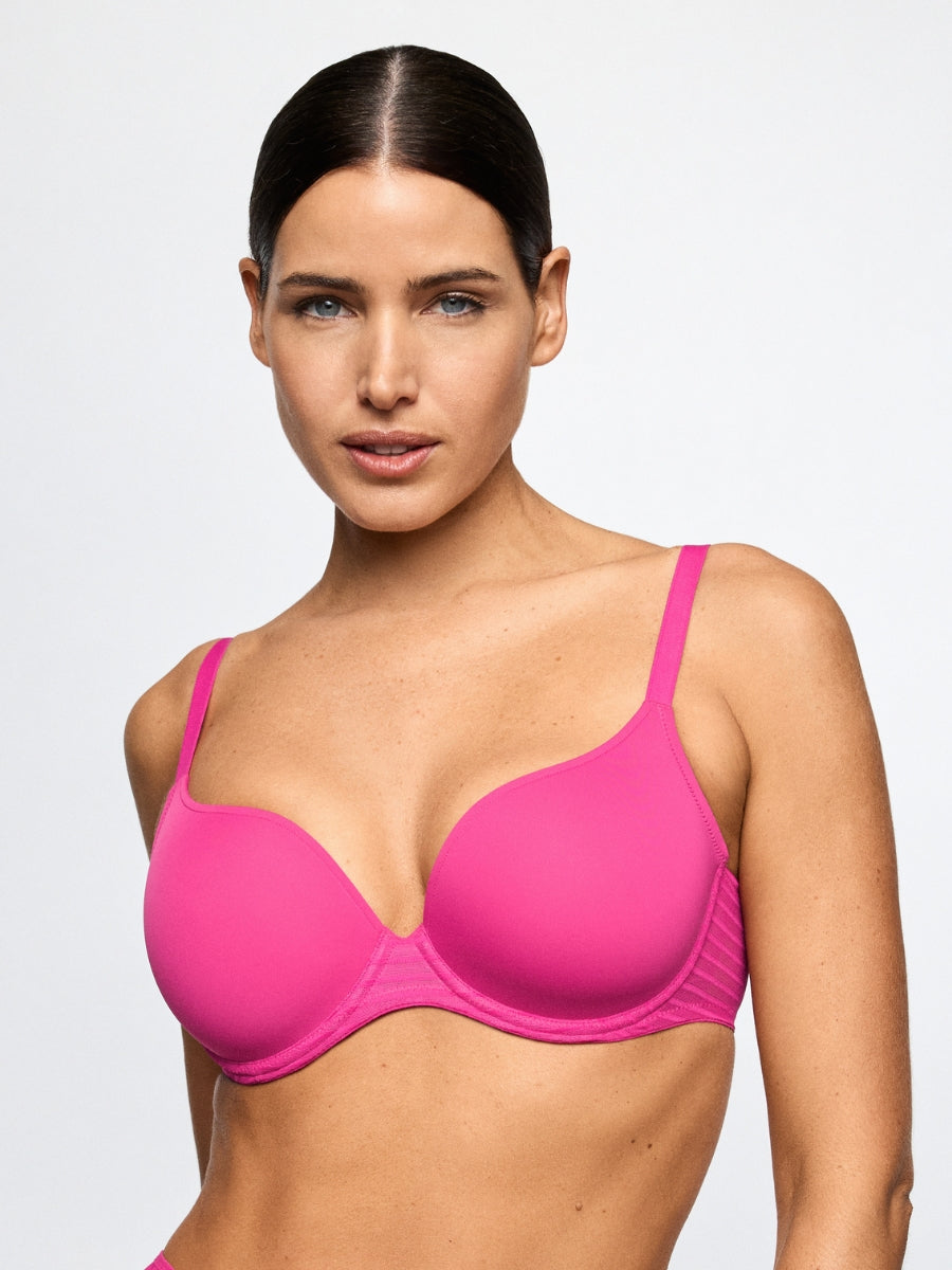 Basyl Padded Heartshape Bra - Very Berry