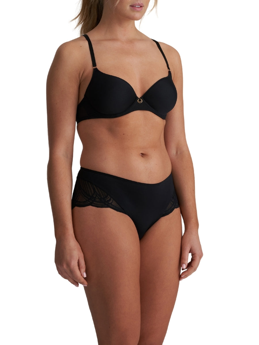 Cathia Spacer Full Cup Bra - Black