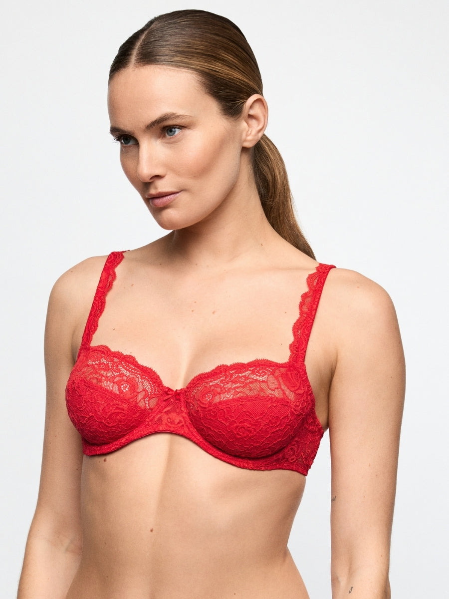 Cyrile Full Cup Bra - True Red