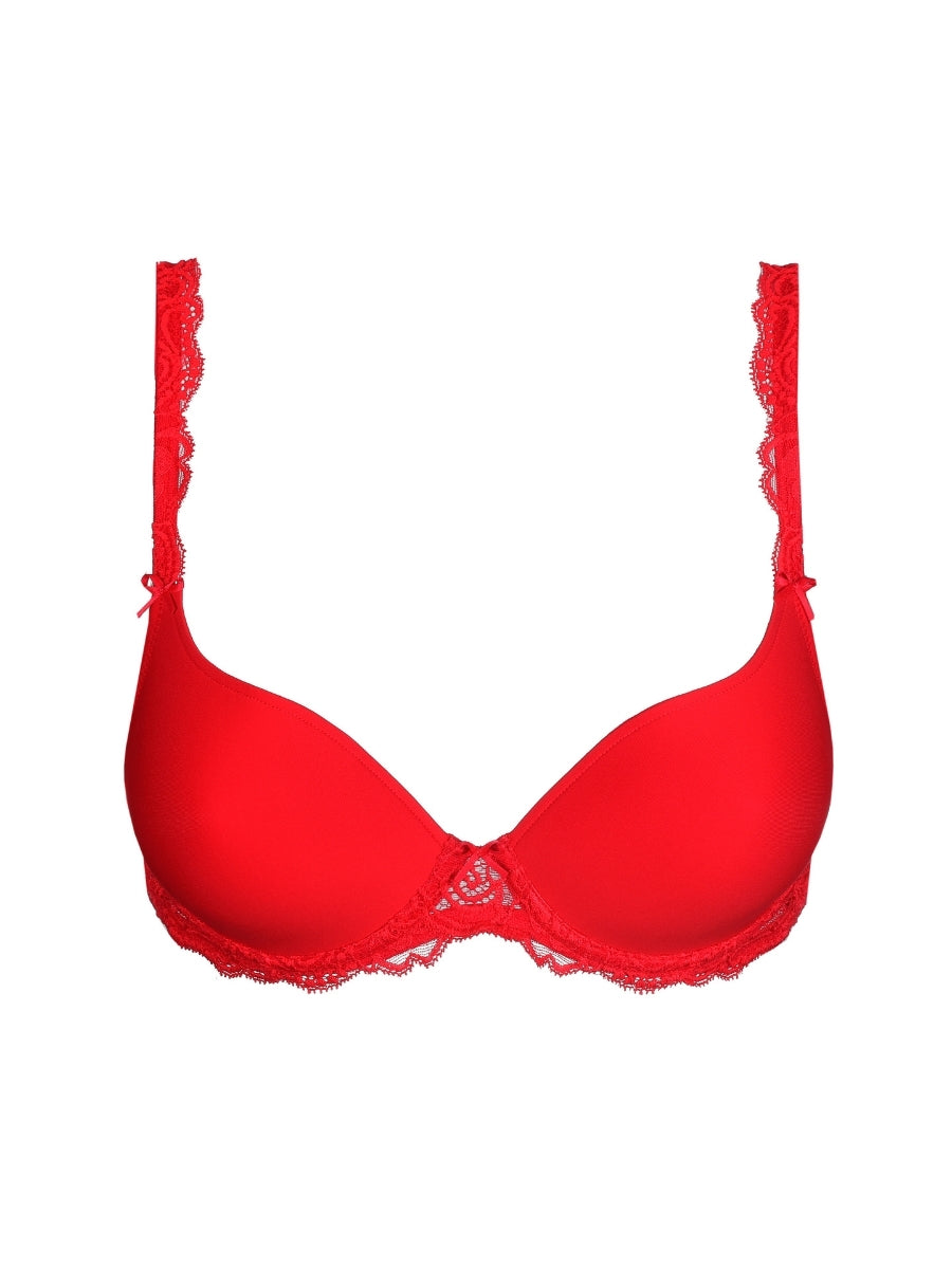 Cyrile Padded Heartshape Bra - True Red