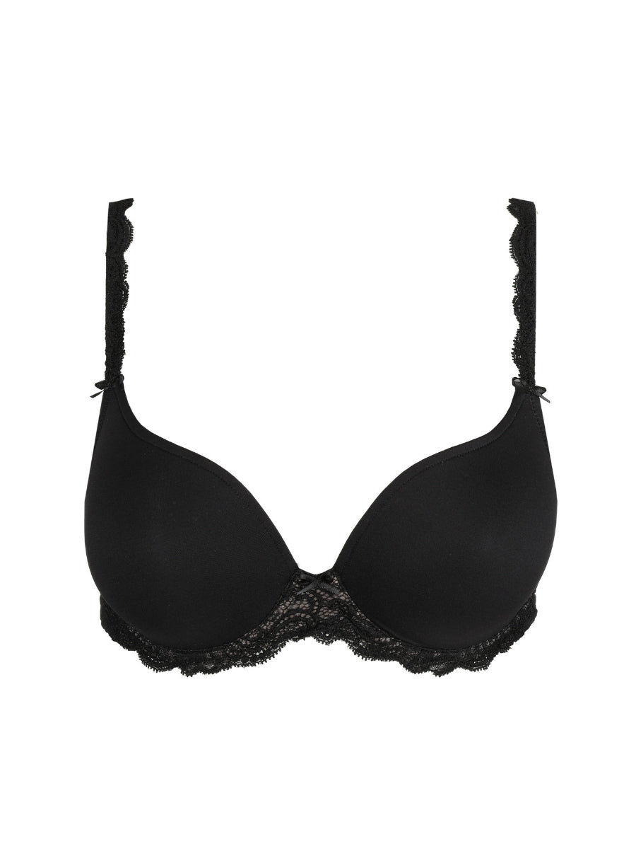 Cyrile Padded Heartshape Bra - Black