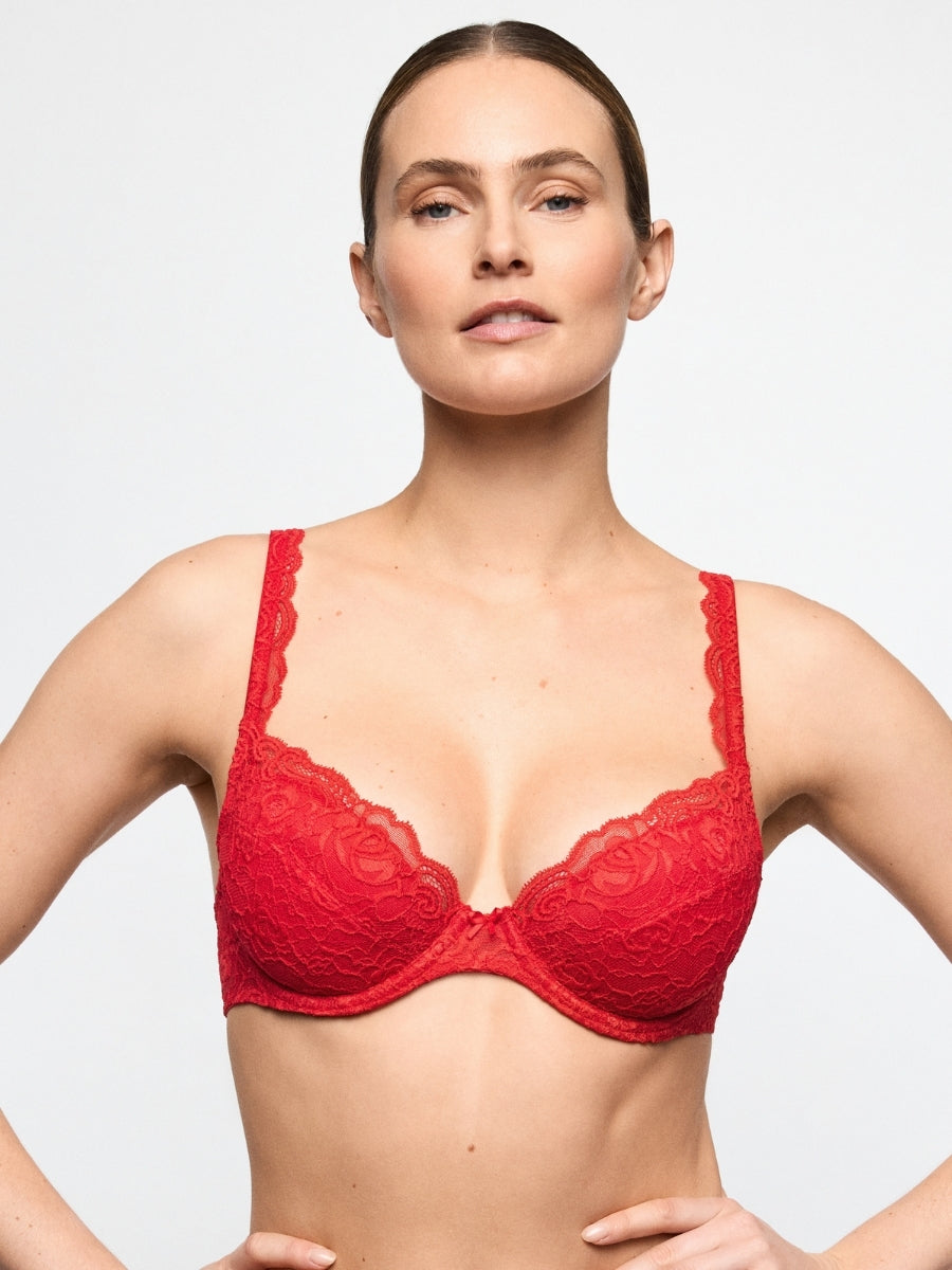 Cyrile Push Up Bra - True Red