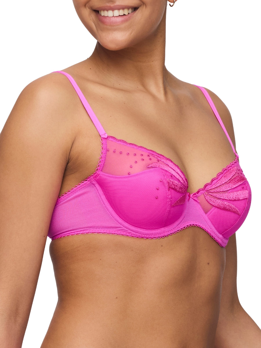 Etoile Half Padded Plunge Bra - Cactus Flower