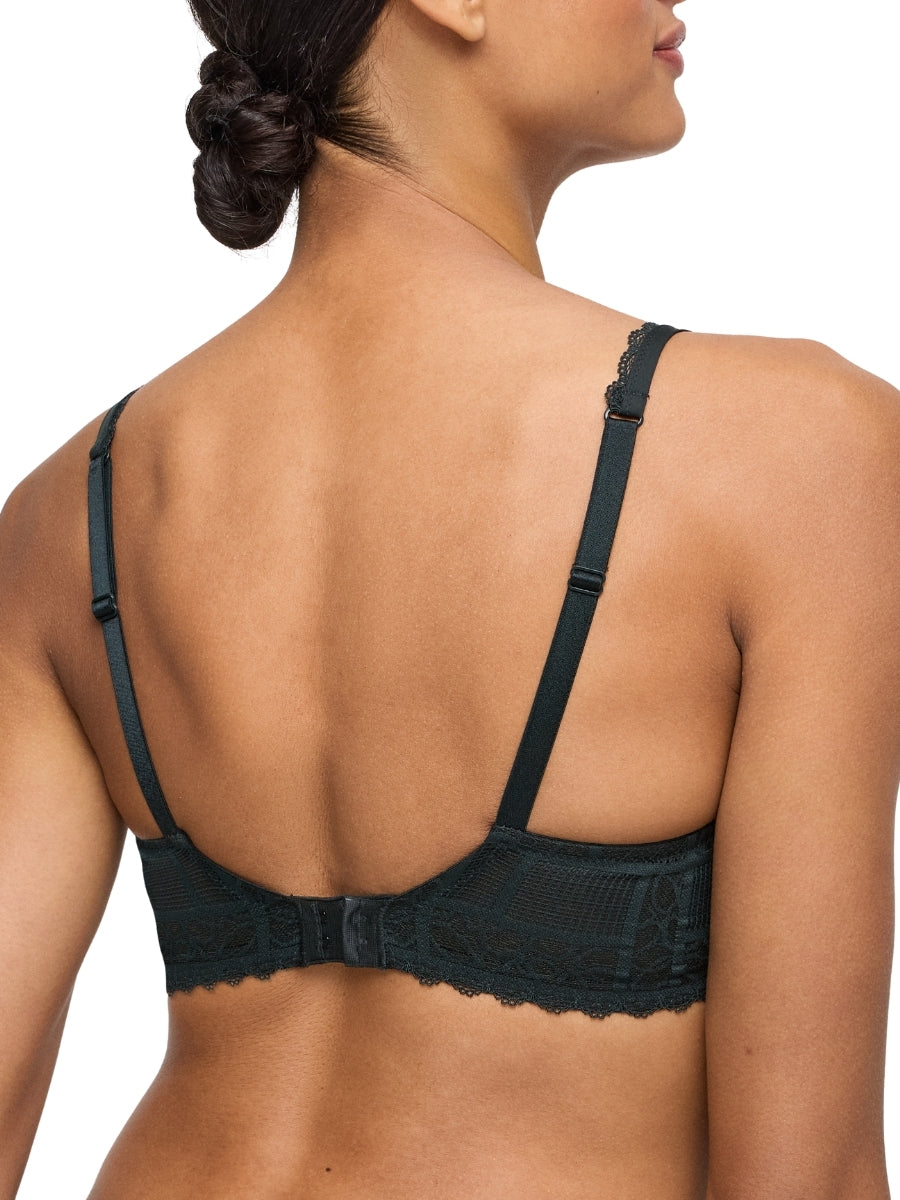 Jadei Padded Plunge Bra - Deep Forest