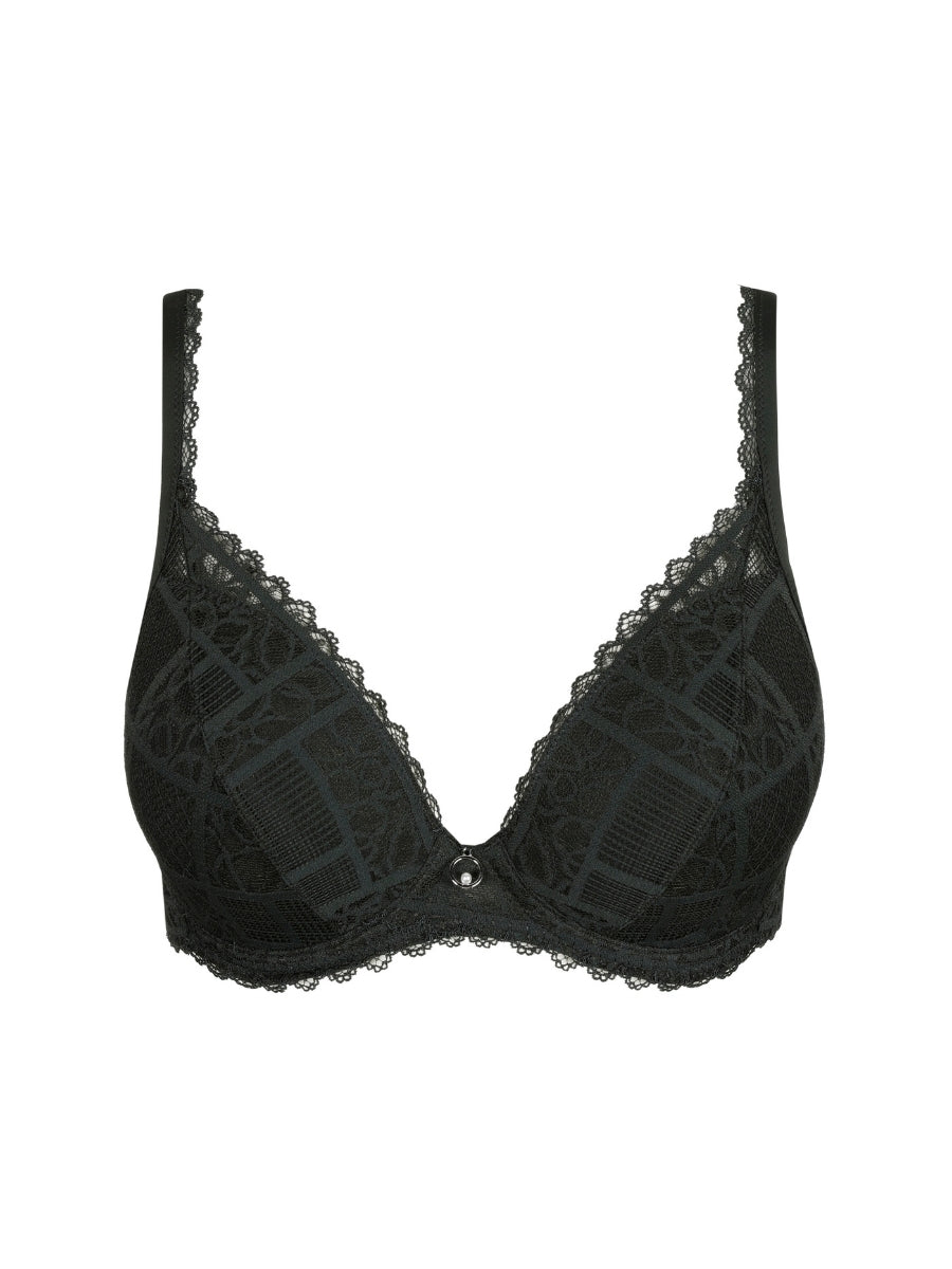Jadei Padded Plunge Bra - Deep Forest