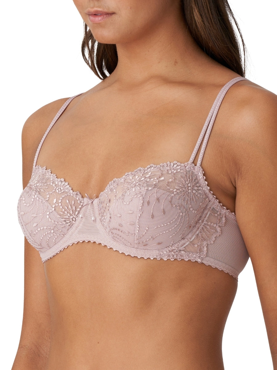 Jane Half Padded Balcony Bra - Bois De Rose