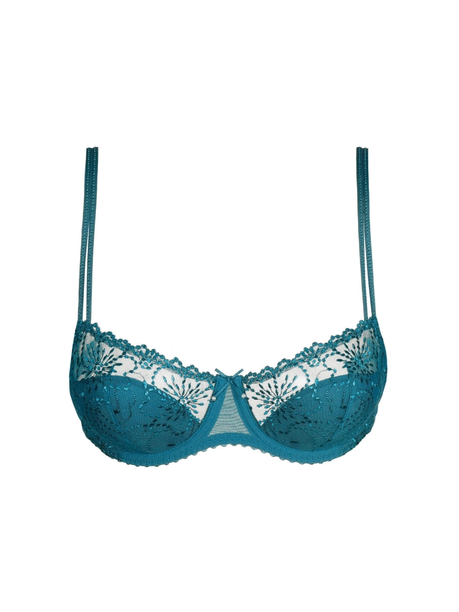 Jane Half Padded Balcony Bra - Peacock