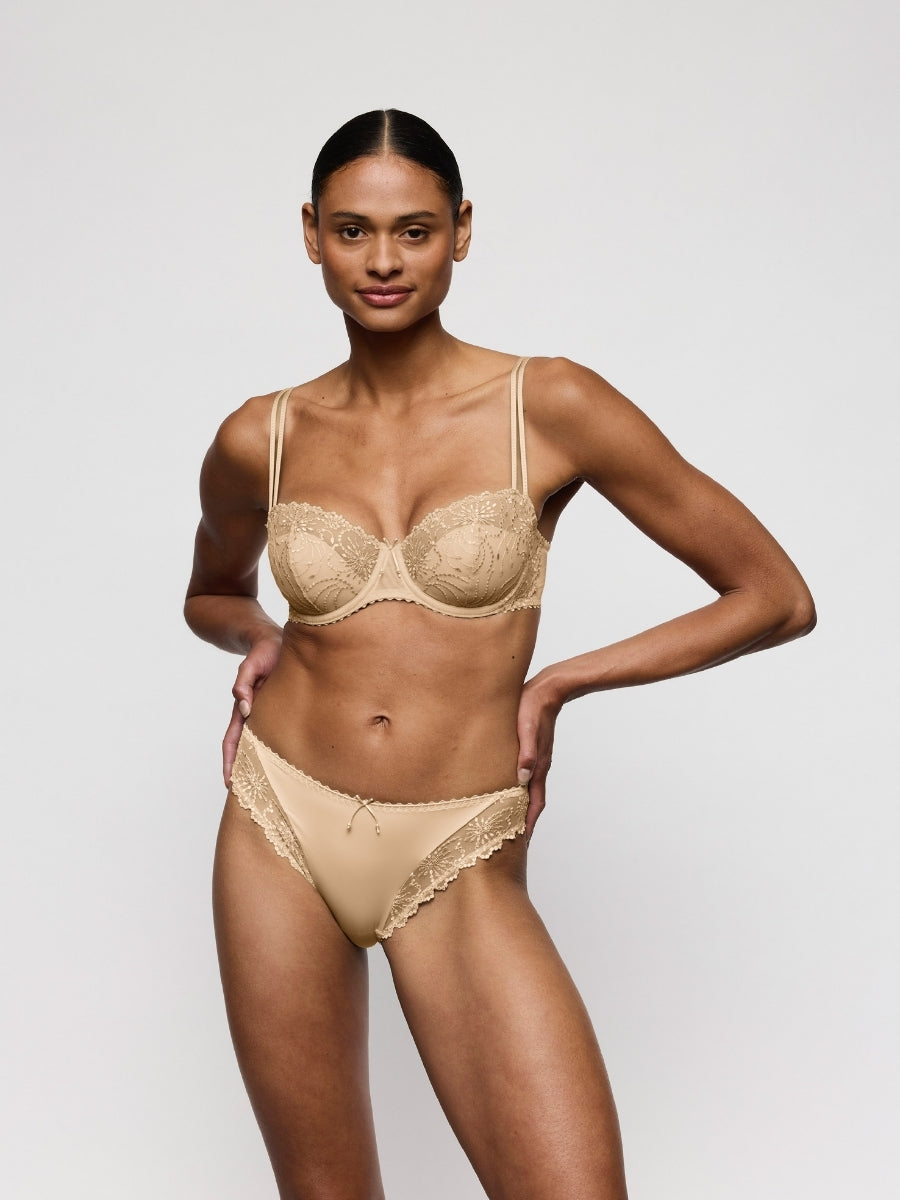 Jane Half Padded Balcony Bra - Sand