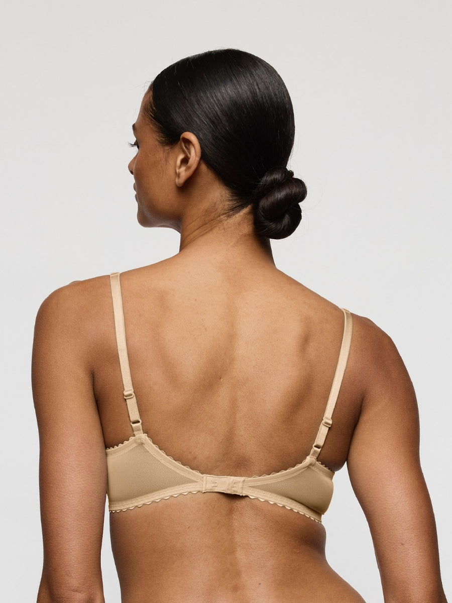 Jane Half Padded Balcony Bra - Sand