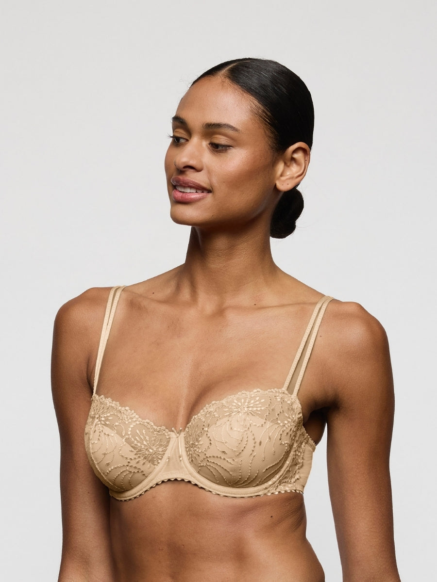 Jane Half Padded Balcony Bra - Sand