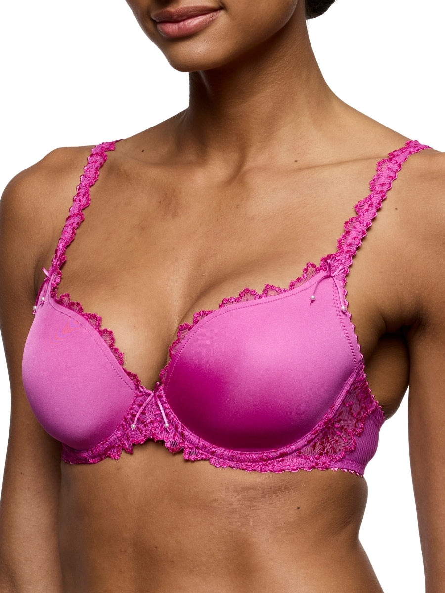 Jane Padded Heartshape Bra - Orchid Bliss