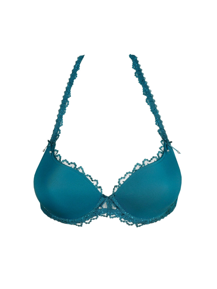 Jane Padded Heartshape Bra - Peacock