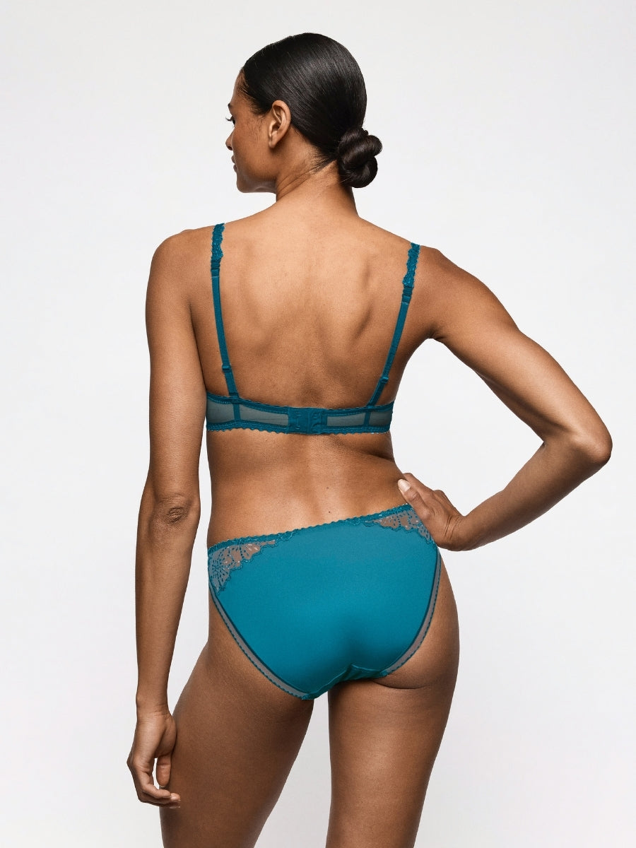 Jane Padded Heartshape Bra - Peacock