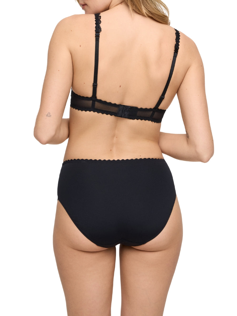 Jane Padded Heartshape Bra - Black