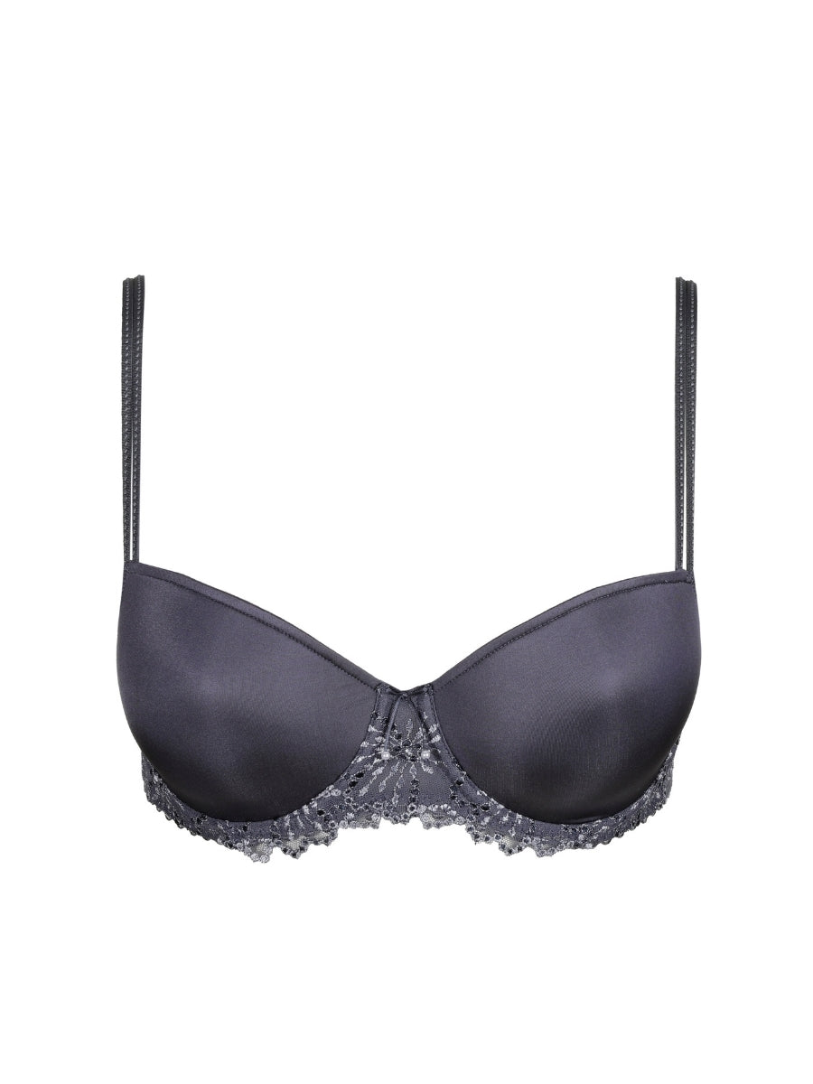 Jane Padded Balcony Bra - Blue Shadow