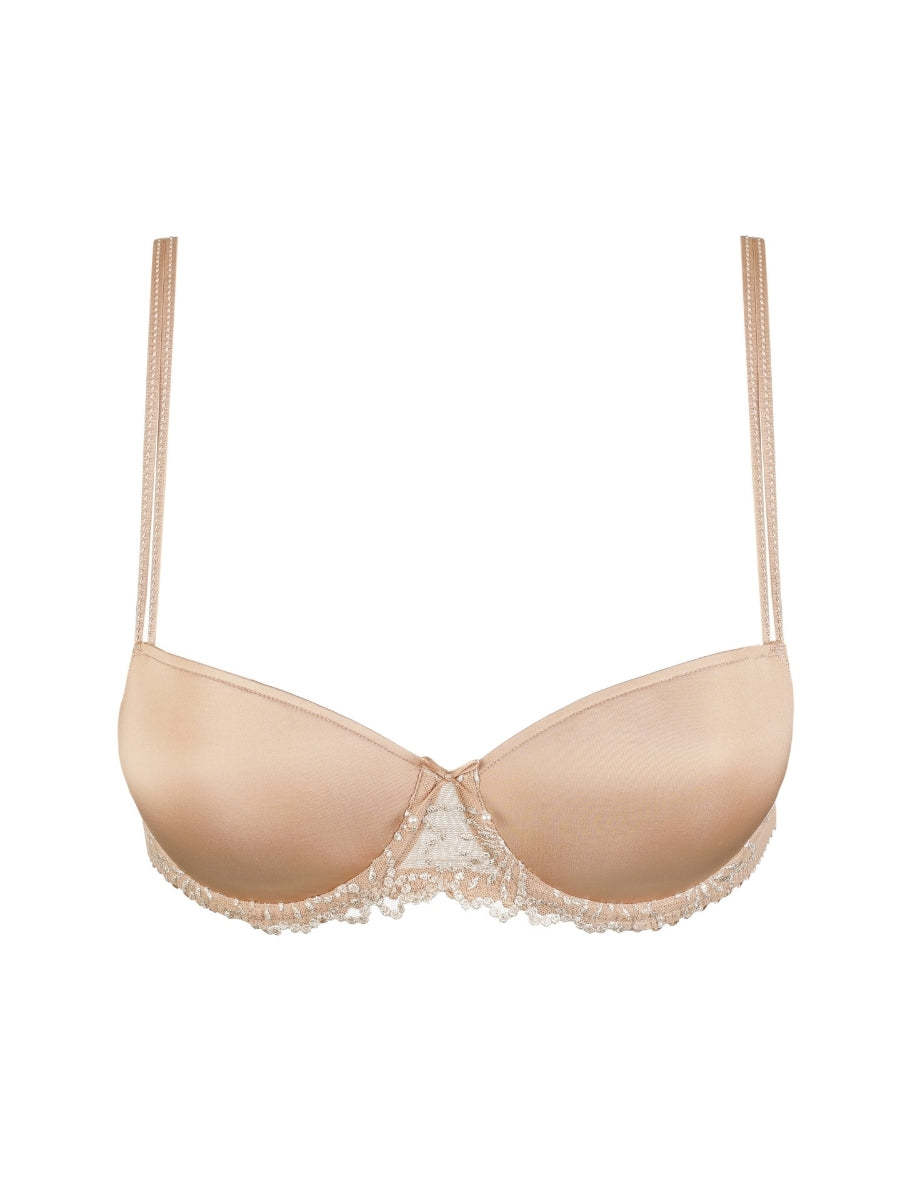 Jane Padded Balcony Bra - Sand