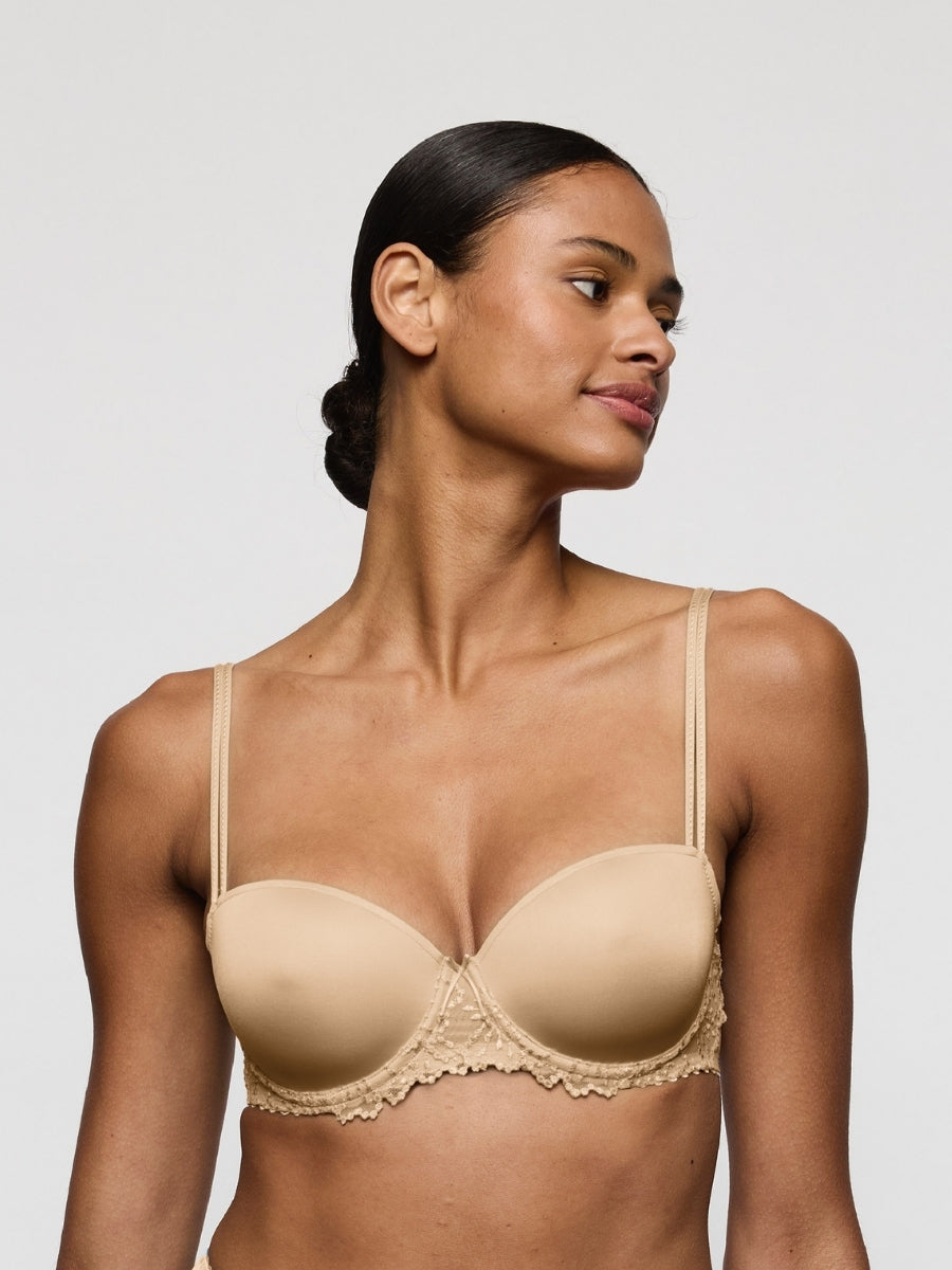 Jane Padded Balcony Bra - Sand
