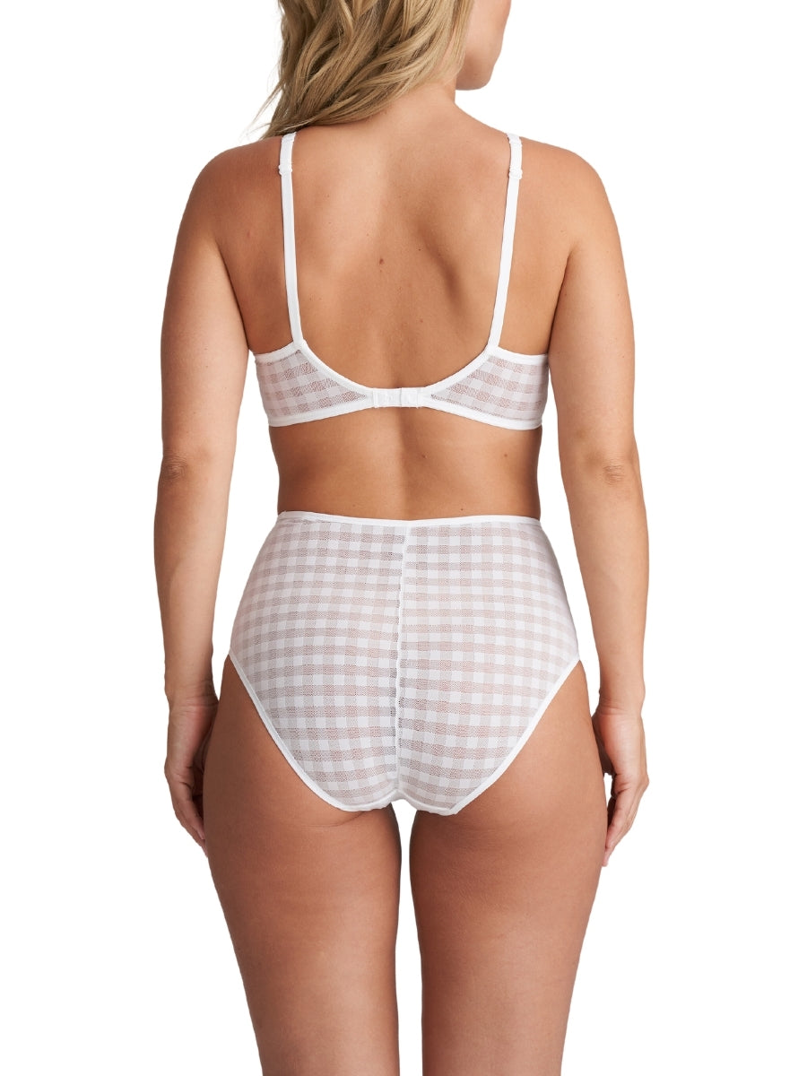 Jereme Half Padded Plunge Bra - White