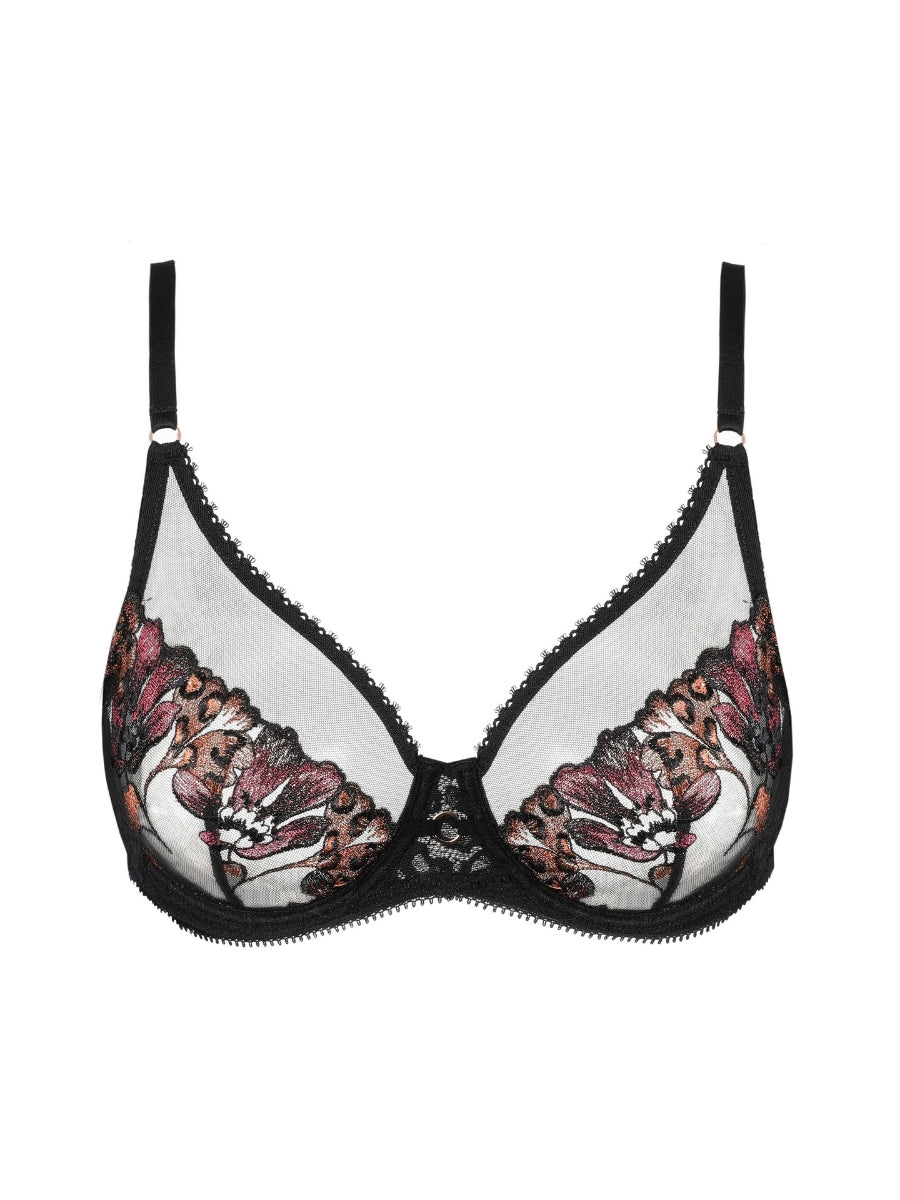 Juliane Full Cup Bra - Black