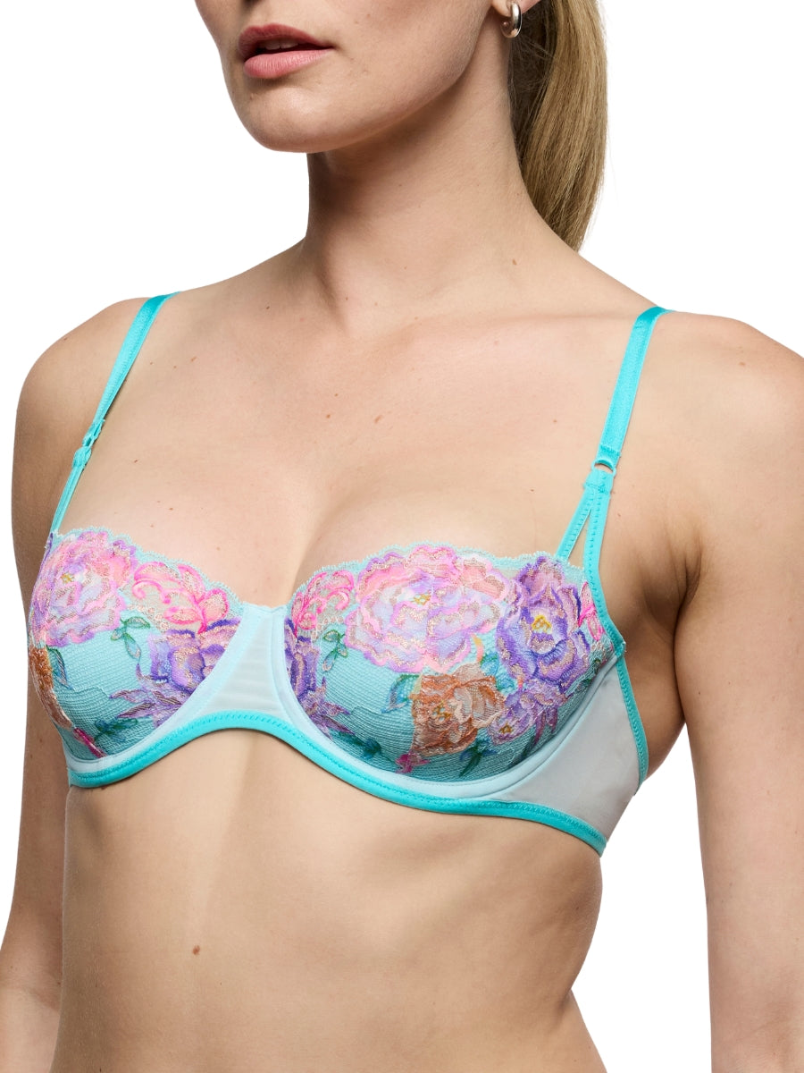 Lisbeth Half Padded Balcony Bra - Clearwater