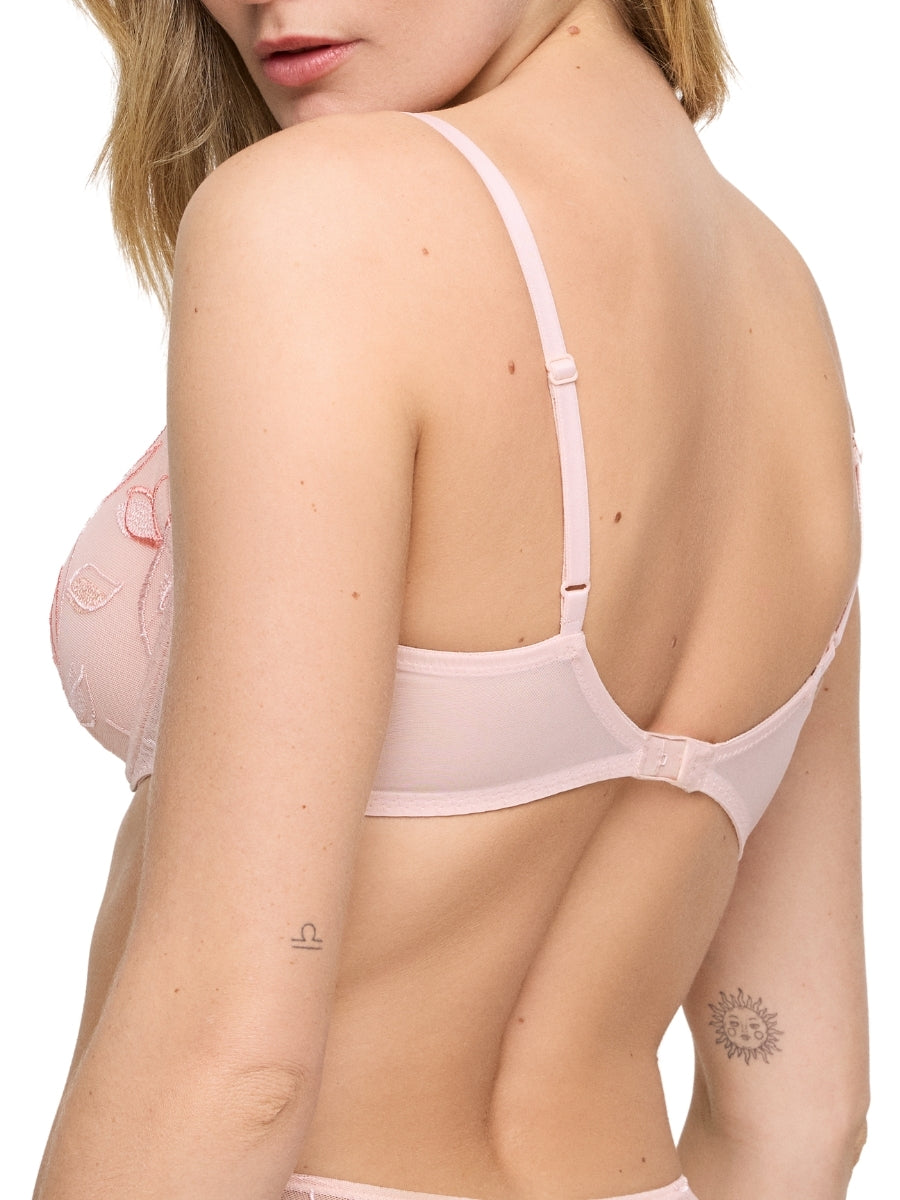 Loish Padded Heartshape Bra - Pearly Pink