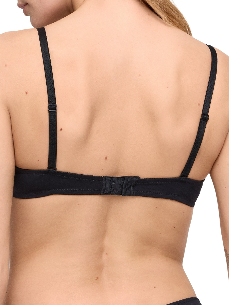 Milao Padded Heartshape Bra - Black