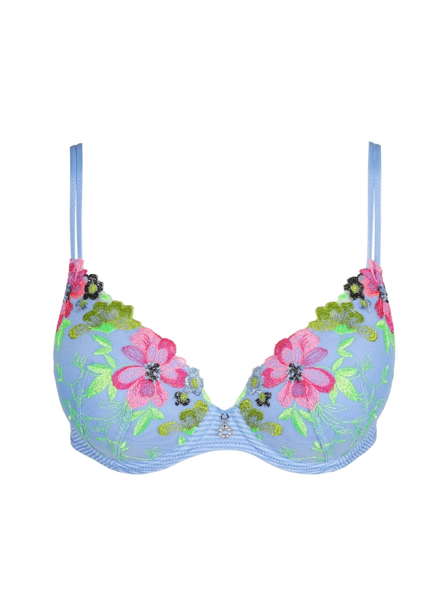 Odilly Padded Heartshape Bra - Santorini Blue