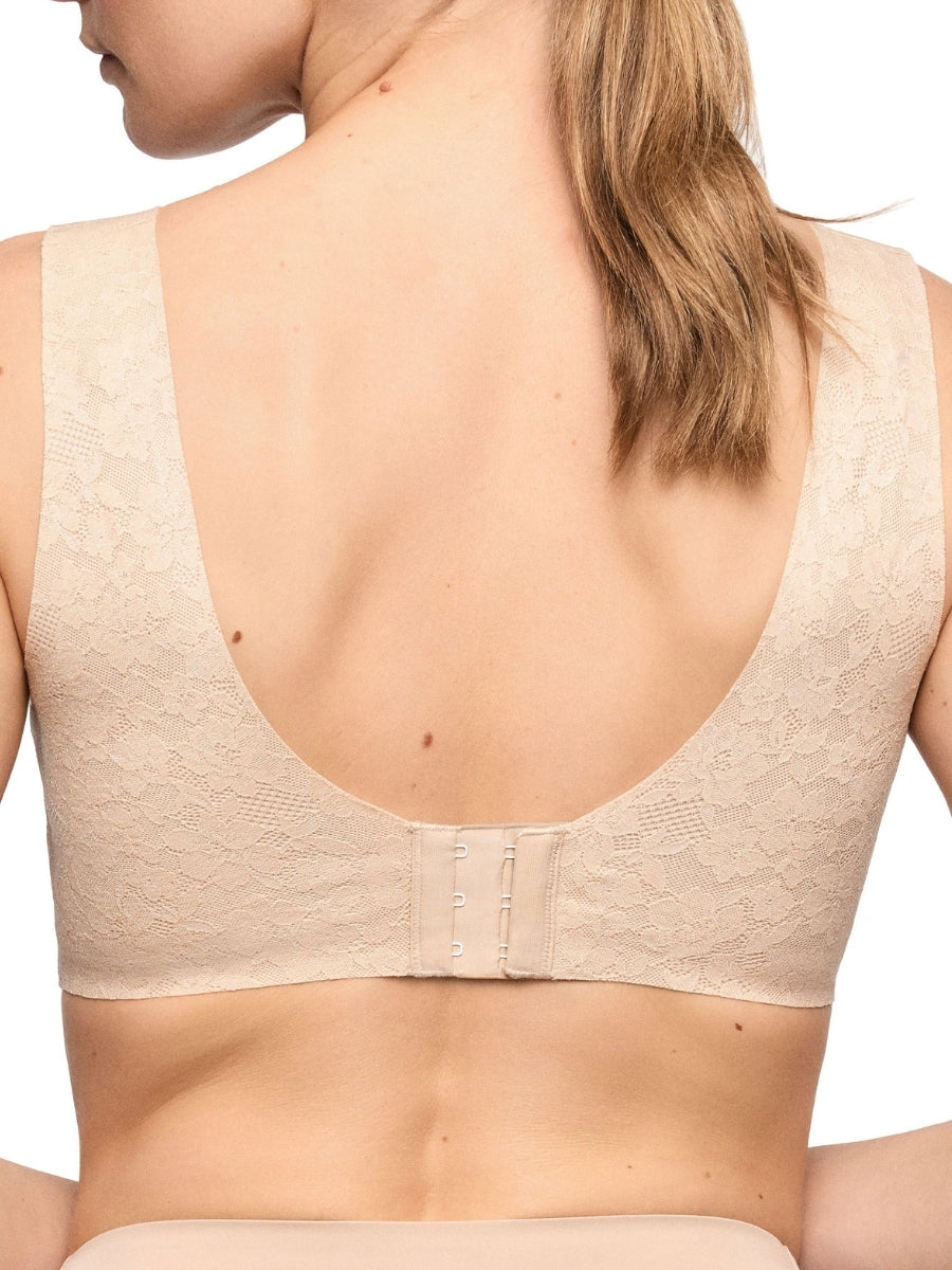 Soft Studio Lace Padded Bralette - Caffé Latte