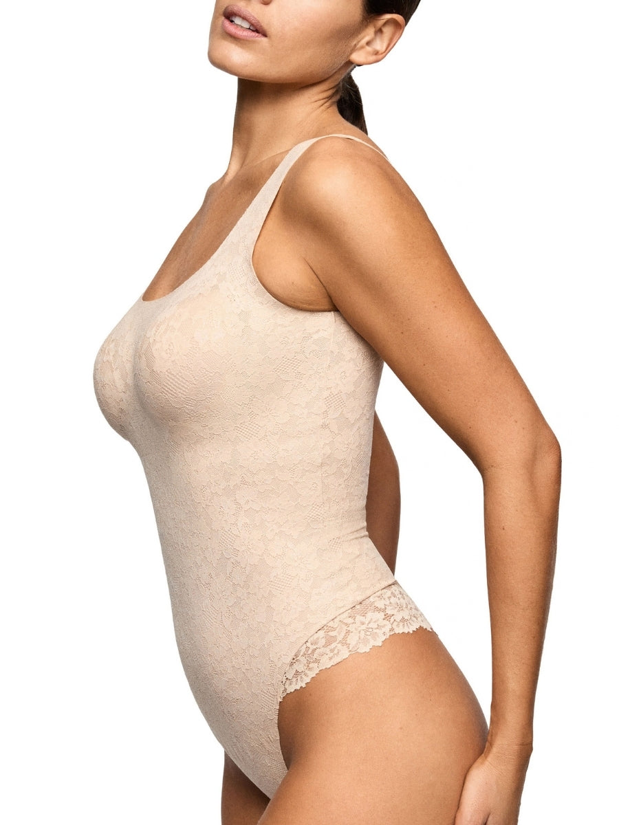 Soft Studio Lace Padded Body - Caffé Latte