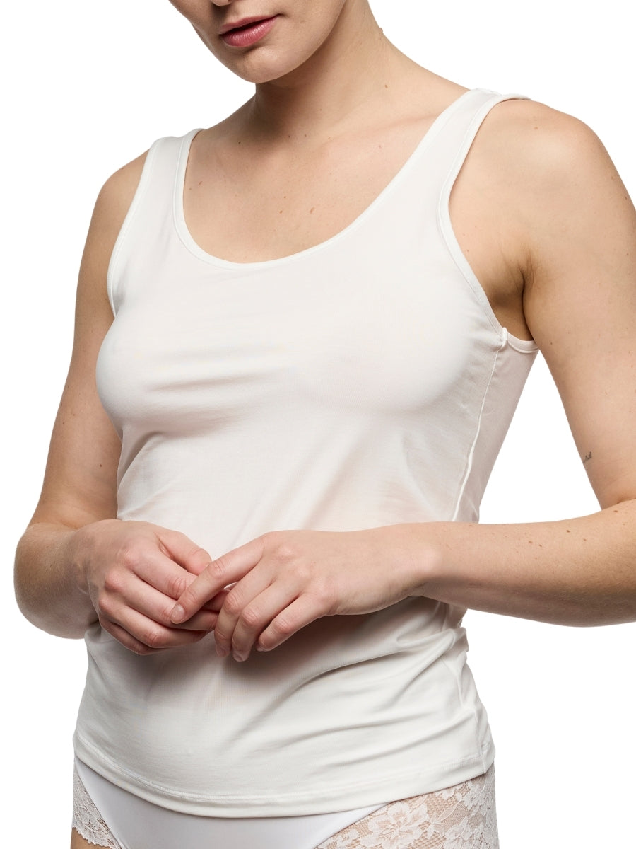 Soft Studio Vest Top - Natural