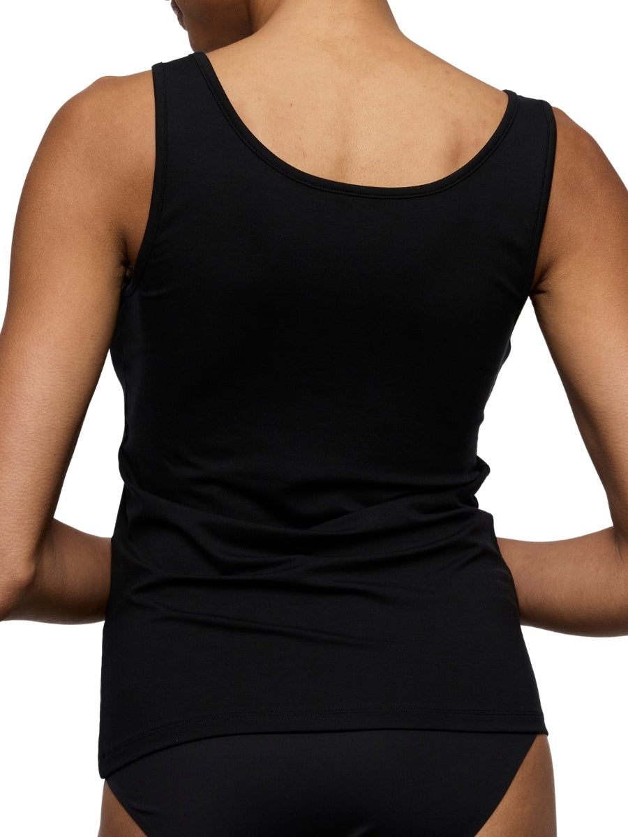 Soft Studio Vest Top - Black