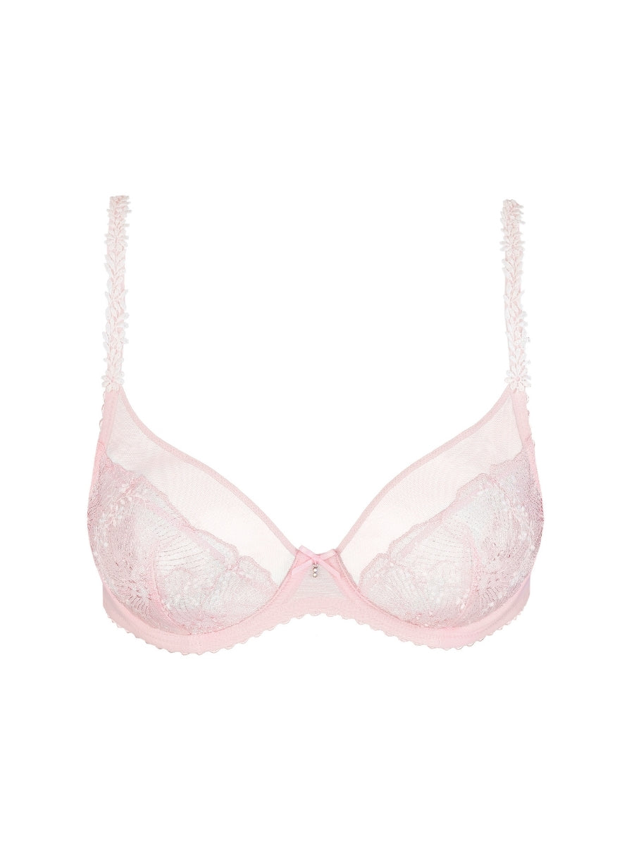 Solene Plunge Bra - Gardenia Rose