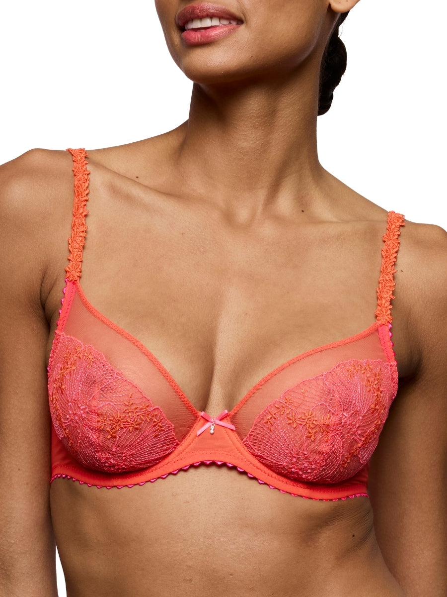 Solene Plunge Bra - Pamplemousse