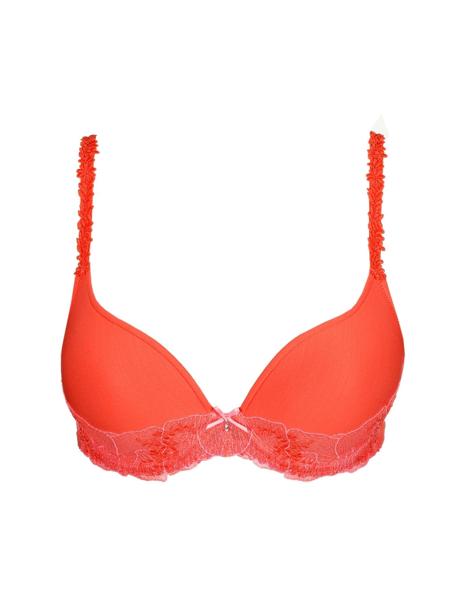 Solene Padded Heartshape Bra - Pamplemousse