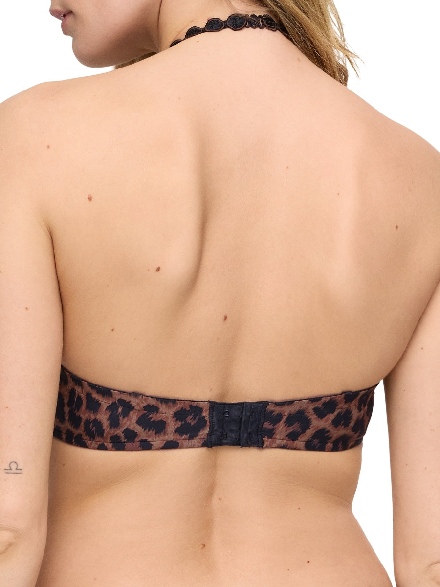 Tom Padded Plunge Bra - Fauve