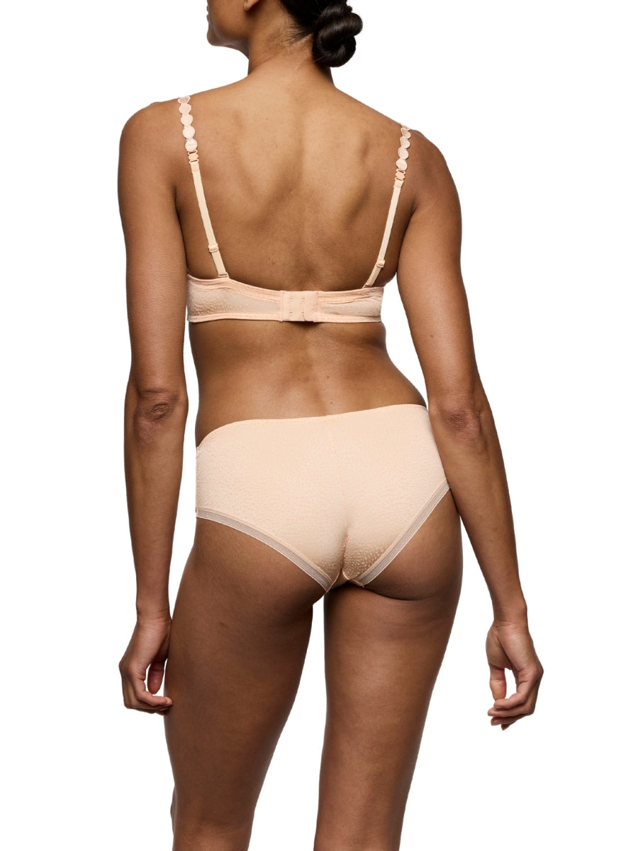 Tom Padded Plunge Bra - Peach Whisper
