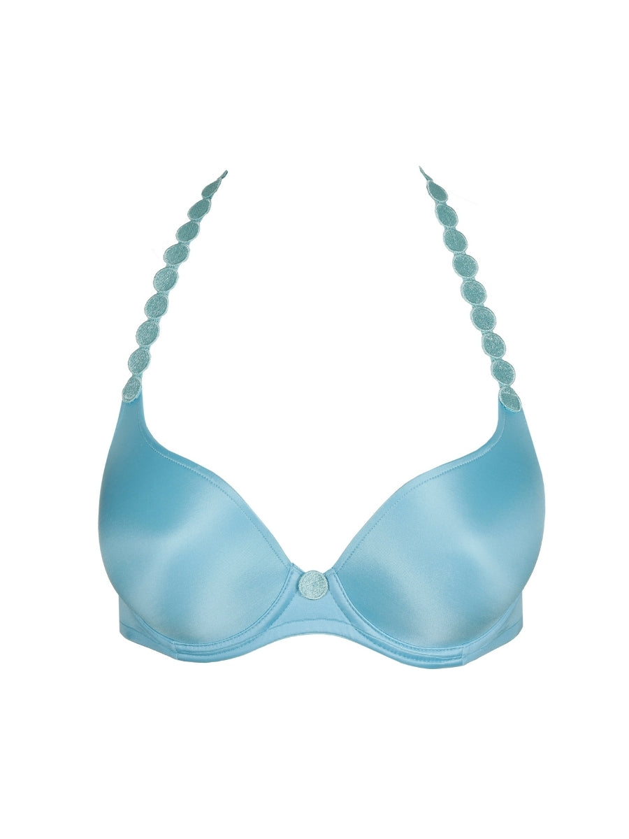 Tom Padded Heartshape Bra - Azure Delight